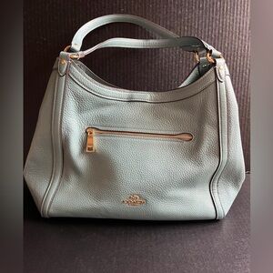 Coach Aqua Blue Shoulder Bag